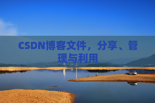 CSDN博客文件，分享、管理与利用